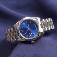 Luxury Luxury Mechanical Automatic Watch Banda in acciaio Waterproof Dual Calendar Orologi vari colori Diametro del quadrante opzionale 42 cm