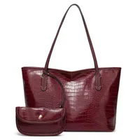 HBP Composite Bag Messenger Bag Handtasche Designer -Designer -Tasche Hochwertiges Mode -Krokodil -Muster zwei in One Combo Lady
