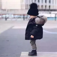Liligirl Bair Boys Jacket 2018 여자를위한 겨울 재킷 코트 따뜻한 두꺼운 후드가있는 어린이 외부웨어 코트 유아 소녀 소년 의류 272x