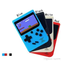 Retro 400 in 1 8 Bit Mini Handheld Portable Game Players Game Console 3 LCD Screen Support TV-Out314Q