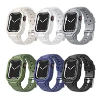 for Apple Watch Series 7 6 5 4 3 2 1 SE Armor Protective Case Band Strap Cover 41mm 44mm 45mm