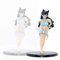 Belle série de filles Love Rock Swimsuit debout 1/7 PVC 18cm Figure Anime Sexy Collection Modèle Doll Toy Desk Ornament Gift