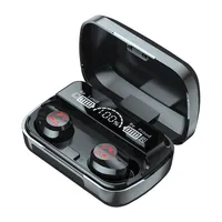 TWS M23 Bluetooth 5.1 Écouteurs téléphoniques Boîte de charge Casque sans fil Stéréo Sports Ecouts étanches Ecouts avec microphone