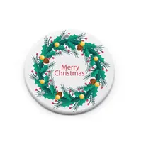 Boşluklar süblimasyon seramik süsleme karo süsleme kolye asılı dekorasyon 3 inç Noel süsleri Kişiselleştirilmiş Ağaç Dekor B0818G03
