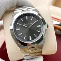 Montre de Luxe 2813 Automatische beweging Heren Watch Gray Surface 316L roestvrijstalen horlogeband relojes lujo para hombre mechanisch 254m