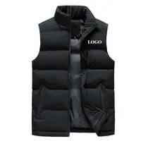 Пользовательский бренд мужская куртка осень зимняя теплый жилет с хлопчатобумажным рукавов Man Mens Mens Outdoor Pat 220818