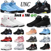 Bean Men Basketball Shoes Jumpman 5s Concord Green Racer Blue Raging Red What the Stealth 2.0 6s Oreo Unc British Khaki Olive Black Cat