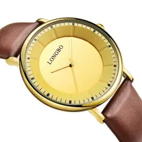 2020 Longbo Mens Luxury Quartz Assista Casual Fashion Leather Watches Men Women Casal Assista Sports Analog Wristwatch 80238200W