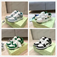 Offinet Arrow Leather Sneakers Sneakers masculino Ooo White Shoes Designer de t￪nis baixo masculino Luxurys robustos de sapatos de sapatos casuais