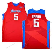 2022Custom 2008 베이징 호세 JJ. Barea #5 농구 저지 Arroyo 푸에르토 리코 유니폼 S-4XL 이름 및 번호 최고 품질
