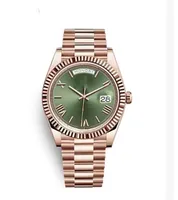Yüksek kaliteli montre de lüks 40mm erkek kadın saatler 2813 otomatik hareket tam l Watch su geçirmez aydınlık mekanik kol saatleri hediyeler