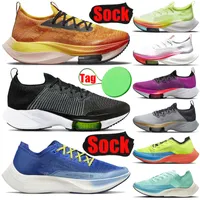 With Tag Sock Zooms fly zoomx Alphafly Tempo VaporFly running shoes NEXT% knit 2 for pegasus mens womens type Rawdacious Barely Volt trainers sports sneakers runners