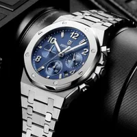 Wristwatches DIDUN Men&#039;s Watch Quartz Men Waterproof Chronograph Stop 316L Stainless Steel Case Luminous Relogio Masculino317J