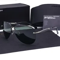 Brand designer Polarized Sunglasses men Metal Alloy Driving Sun Glasses Square Vintage oculos de sol polarizado Military Eyewears 2180