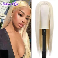 Lace Wigs Honey Blonde 4x4 HD Closure Human Hair Colored Transparent Brazilian Remy Straight Wig For Black WomenLace