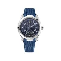 2021 New Mens Super Watch Quartz Mouvement Stop-Stop Strap Black Rubber et Bracelet en acier inoxydable Watches 1884 12 Numéro Wristwa219o
