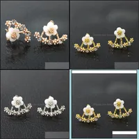 Stud Daisy Earrings Imitation Diamond Jewelry Small Flowers Hanging After Senior Flower Drop Delivery 2021 Luckyhat Dhqnu