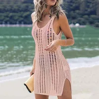 Cubierta de trajes de ba￱o para mujeres Traje de ba￱o de algod￳n nuevo de algod￳n de verano Cubierto de bikini de bikini de traje de ba￱o Sunspreen 247a