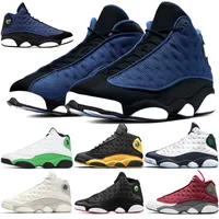 Chaussures de basket-ball Mens Jumpman 13s Grey Toe Melo Class of Obsidian Brave Blue Starfish What Is Love Playoffs Men Women Sneakers 36-47