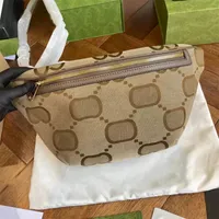 Designerskie torby w talii moda pełna druk fanny pakiety