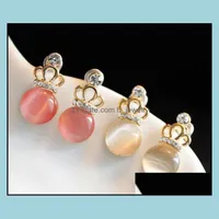 Studöar för kvinna charm söt imperial krona charmiga örhängen släpp leverans 2021 smycken hjewelry dhbhk