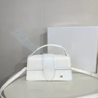 الفاخرة الكلاسيكية Jacquem Le Bambino Baguette Designer Bag Counter Leather Envelope Tote Gen Messenger Handbag Crossbody Mini Fl