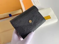مصممون عالي الجودة مصممين محفظة محفظة حقيبة أزياء قصيرة فيكتورين محفظة أحادية النقوش Mongrams