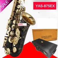 Original Japão Saxofone Alto Yas 875Ex Profissional Gold Gold Key SAX SAX CUDDADO SAXOPHONE Nickel com bocal Reeds Neck Case