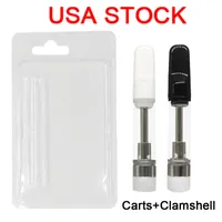 0,8 мл 1 мл вейп -картриджи с Clamshell USA stock Толстая масло 510 Cartridge Blister Pac