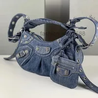 Tasarımcı çantaları gerçekten süper üstleri kaliteli kadın serin kız le çanta motosiklet omuz lüks orijinal deri crossbody cüzdan pochette