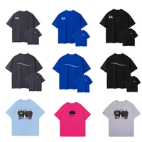 디자이너 티셔츠 여름 짧은 슬리브 파도 티 남자 남녀 럭셔리 티셔츠 패션 선임 순수 면화 고품질 인쇄 상단 큰 플러스 크기 3xl/4xl