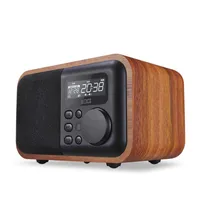 Multimedia hölzerne Bluetooth Hands- Micphone-Lautsprecher ibox d90 mit fm radio sarmwagen tf USB mp3 Player Retro Wood Box Bamboo286K