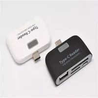 NEW USB 3 1 Type C Hub TF SD Micro USB 포트 어댑터 콤보 카드 안드로이드 폰을위한 OTG 기능 PC306E