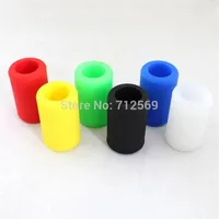 Whole-Pro Tattoo Grip Cover Soft Silicone 6 colors high quality tattoo Rubber Grip for tattoo grip 22mm 25mm grips shippi324m