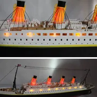 1325 Sea Grand Cruise 3D Titanic Century Classic Love Story RC Boat High Simulation Ship Model Toys Y200414303Y