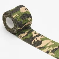5cmx4 5m Camouflage Self Adhesive Elastic Bandage For Tattoo Pen Tattoo Grip Wrap For Body Joint Finger Elbow Protection275V