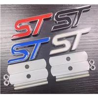 Car Front Grill Emblem Auto Grille Badge For Ford Focus ST Fiesta Ecosport 2009 - 2015 Mondeo Car Styling Accessories308e