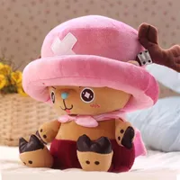 100% 28CM One Piece Plush Toys Chopper Plush Doll Anime Cute Toy Chopper Doll LJ200902262g