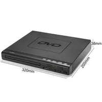 DVD player portátil para suporte TV Porta USB Compact Multi Region DVD SVCD CD Disc player com controle remoto não Supp201a