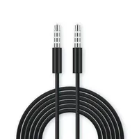 Câble AUX 1M 3ft blanc noir Câble AUX 3 5 mm Câble audio de la prise stéréo Cordon auxiliaire pour MP3 PC Headphone282x276r