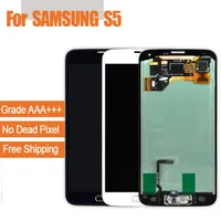 Per Samsung Galaxy S5 I9600 G900F G900H G900M G900 White Black Touch Touch LCD Schermata Sostituzione Digitatore 244F