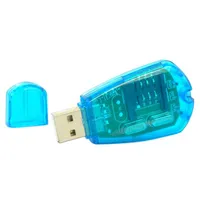 Hubs V Cep Telefonu Kartı Okuyucu USB Taşınabilir Telefon Bilgisayar Dönüştürücü Sim UIM Cards276U için