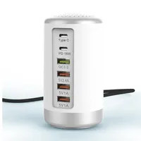 65W 6 PORTS FAST CHARGERS Hub Quick Charge QC 3 0 Multi USB Tipo C PD Charger Charging Station240N