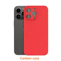 2022 New Carbon Fiber PP電話ケースUltra Thin Thin Matte Frosted Flexible Back Cover Case for iPhone 13 12 Mini 11 Pro Max XS XR 7 8 6 Plus