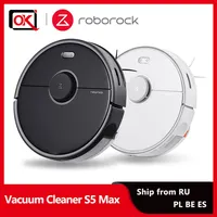EU Instock Roborock S5 Max Robot Aspiradora S5-Max Cleaner para el hogar Recolección Dog Cat Cabello Vacuum-Cleaner inclusi276i