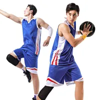 V￪tements de gymnase Men de basket basket-ball pas cher Uniforme de basket-ball 100% polyester monte-mail de basket-ball respirant pour adulte avec court hlg224 220812