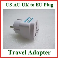 5PCS Universal Travel Adapter Australia Au USA US UK TO Eu Plug Wall CA Adaptador de alimentación 250V 10A Converter de socket253s
