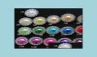 Bijoux de diamants en vrac 16 mm Boutons de perle de cristal plat 50pcslot 19Colors en métal Righestone diyle Drop livraison 2021 QF5Z7
