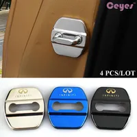 Auto car door lock protector emblems for INFINITI q50 fx35 qx70 g35 car door lock covers car styling accessories 4PCS LOT287R