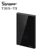 Sonoff T3 US TX Basic Smart WiFi Touch Wall Light Switch mit Border Smart Home 433 RF Voice App Control funktioniert mit Alexa248K